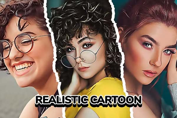 Realistic Cartoon Photoshop Actions – Editable Free & Premium PSD, ABR, ATN, Vector, EPS, PNG, TIFF Formats Download